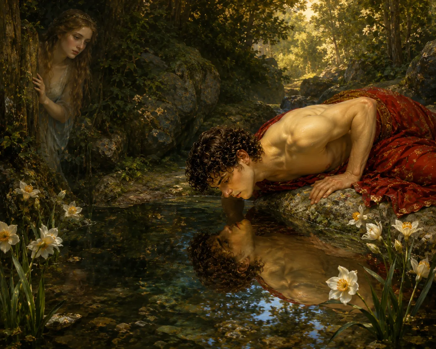 Narciso ed Eco: lo specchio e la voce