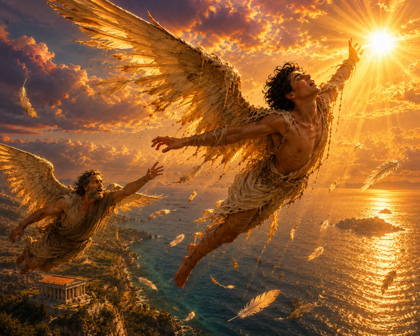 Dedalo e Icaro: il prezzo del desiderio di toccare il cielo