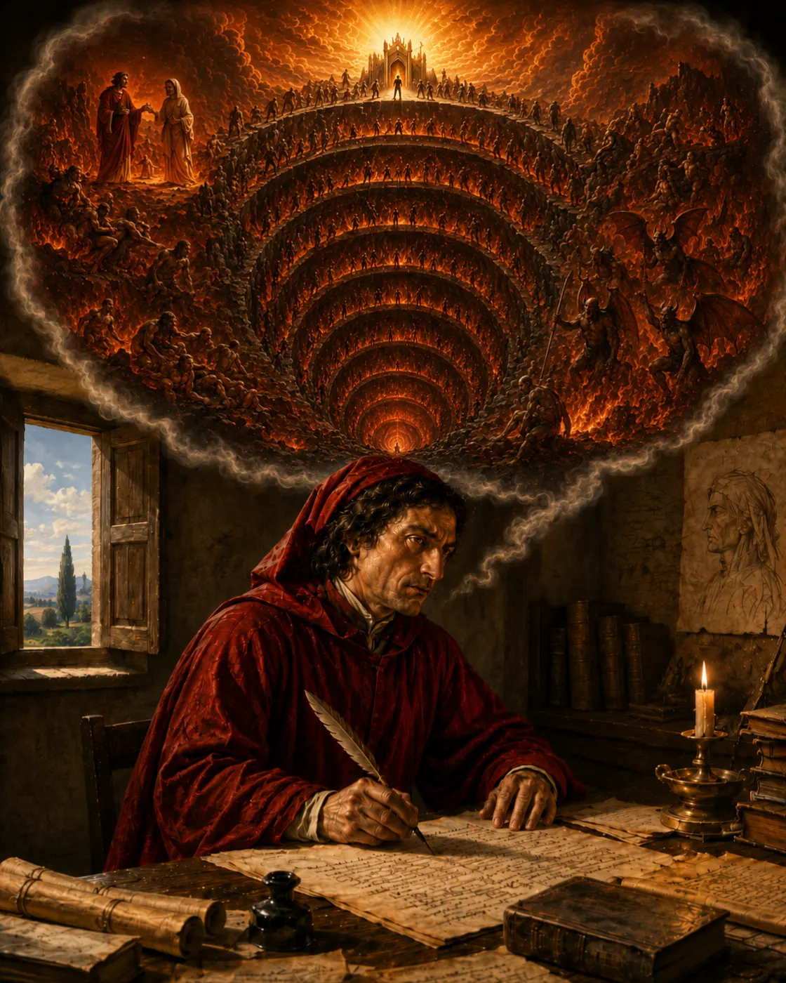 Il poeta che scese all'Inferno