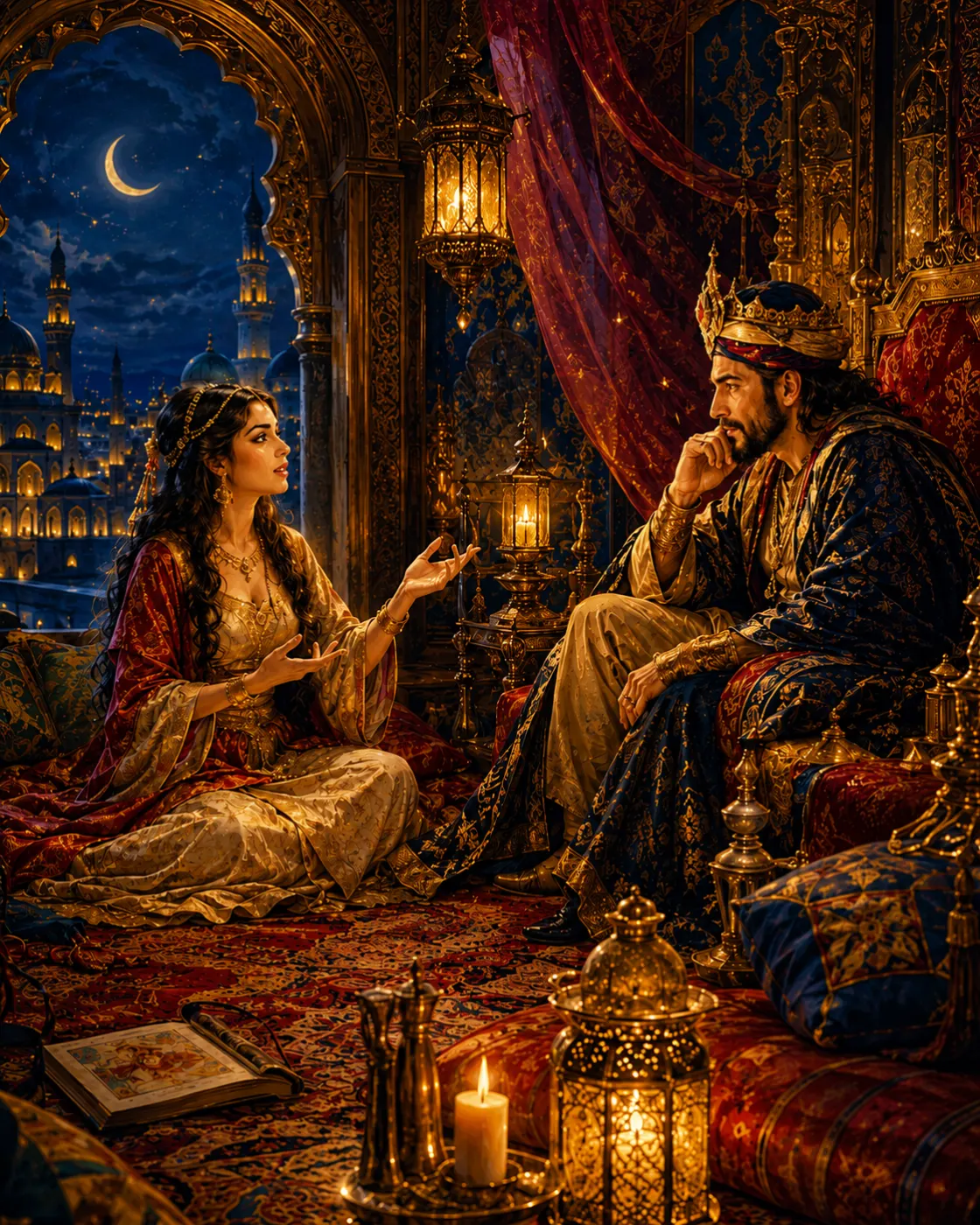 La voce di Sheherazade: origine e segreti de "Le mille e una notte" 