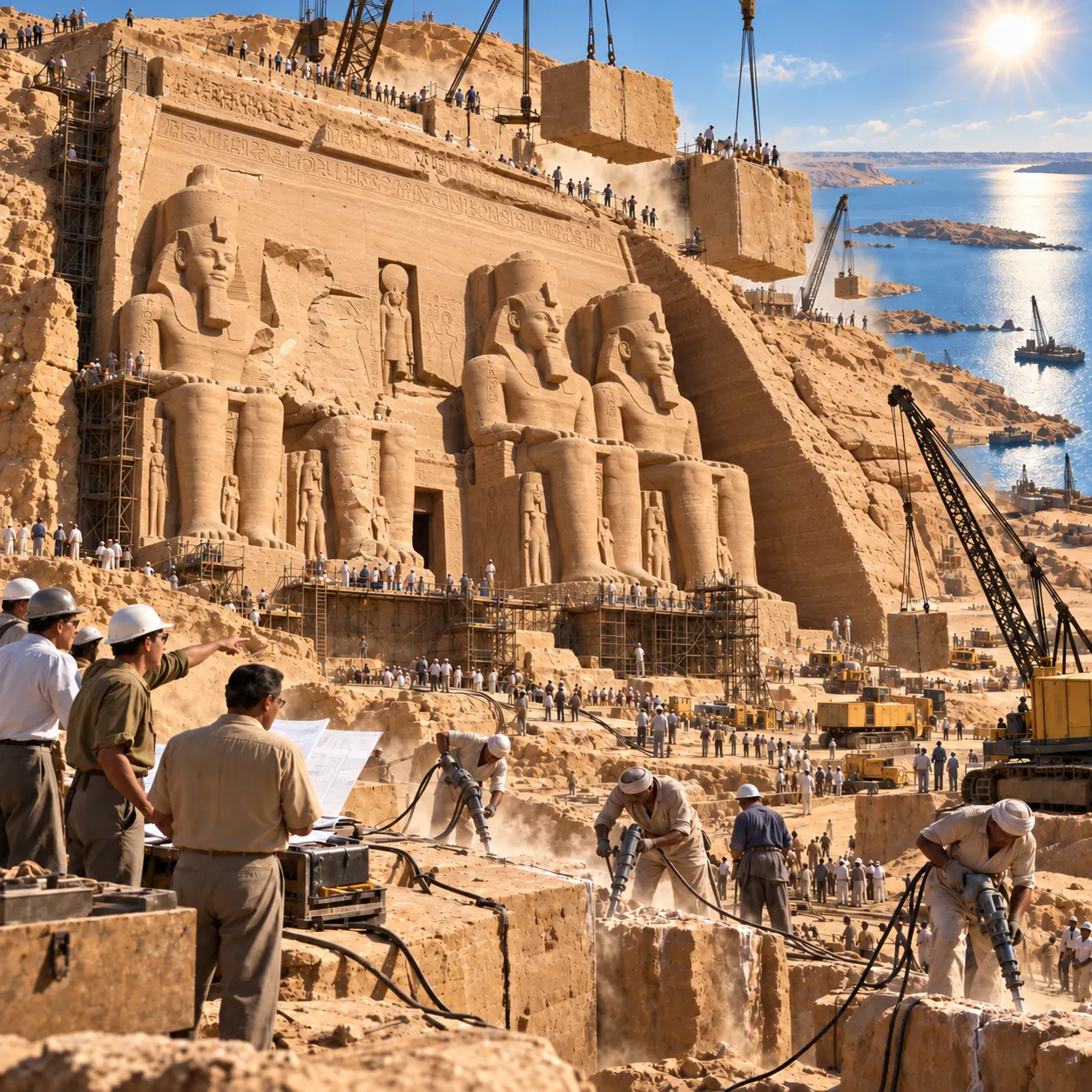 The moving of Abu Simbel: the feat that saved a temple from the water